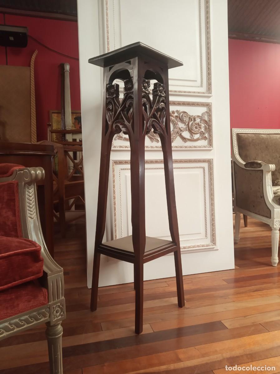 macetero antiguo estilo modernista. columna de - Compra venta en  todocoleccion