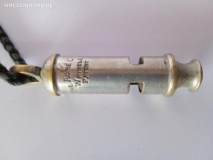 Oggetti Antichi: ANTIGUO SILBATO DE LA PATENTE ACME CITY WHISTLE