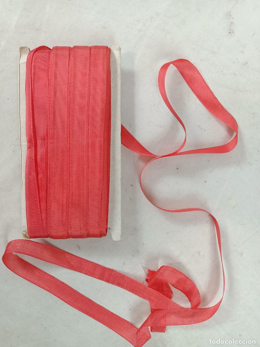 Antig&uuml;edades: CINTA ESTRECHA DE 1 CM. ROJO - Foto 1