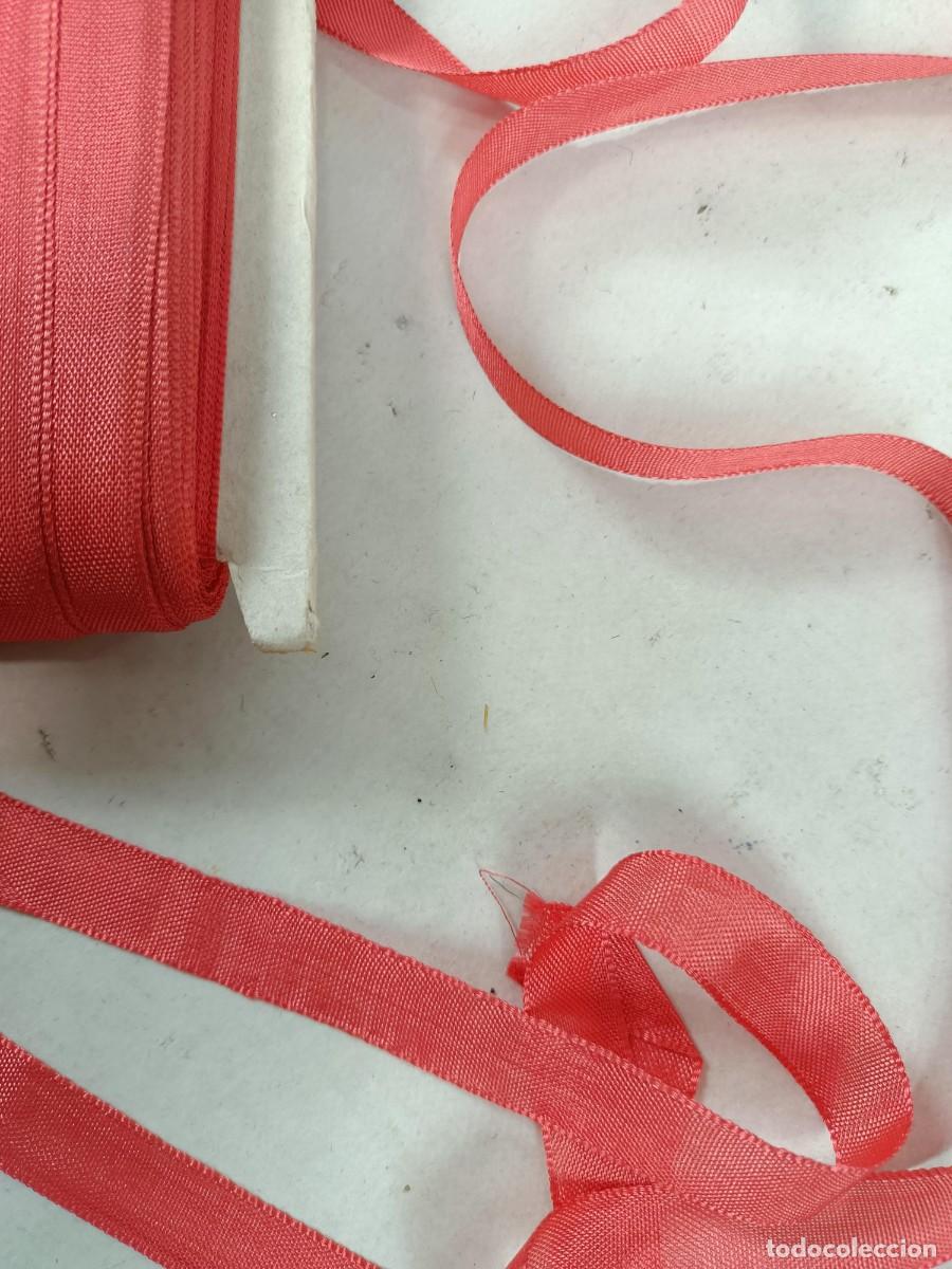 Antig&uuml;edades: CINTA ESTRECHA DE 1 CM. ROJO - Foto 5