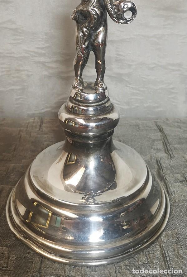 Antig&uuml;edades: Candelabro de Tres Velas - Foto 3