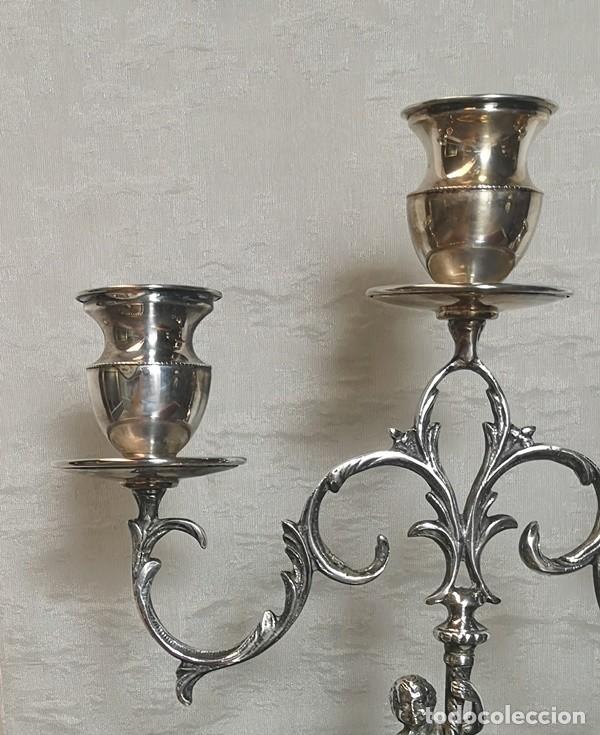 Antig&uuml;edades: Candelabro de Tres Velas - Foto 7
