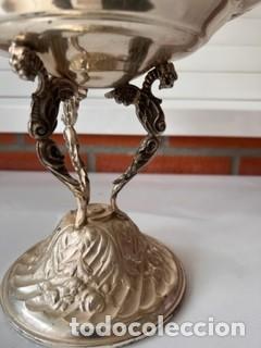 Antig&uuml;edades: CENTRO DE MESA MITOLOGICO BA&Ntilde;ADA EN PLATA - Foto 2