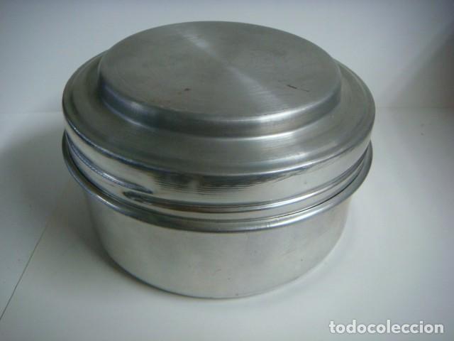 Antig&uuml;edades: FIAMBRERA EN ALUMINIO CON SU PLATITO-(&) - Foto 1