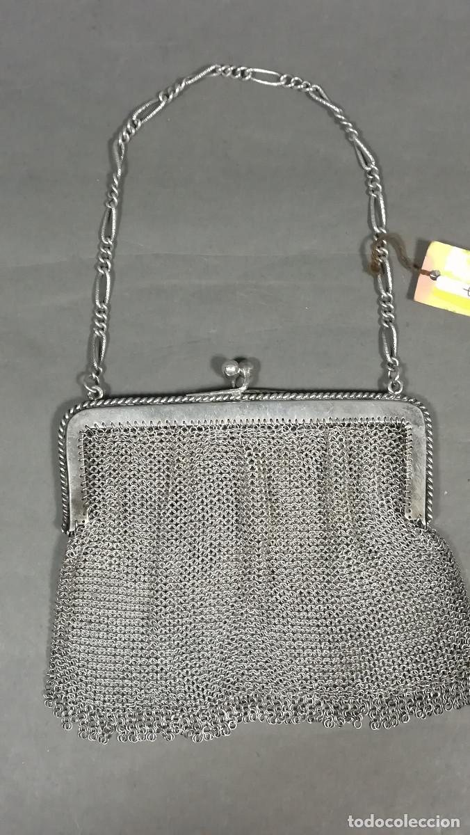 Antig&uuml;edades: BOLSO DE PLATA - Foto 1