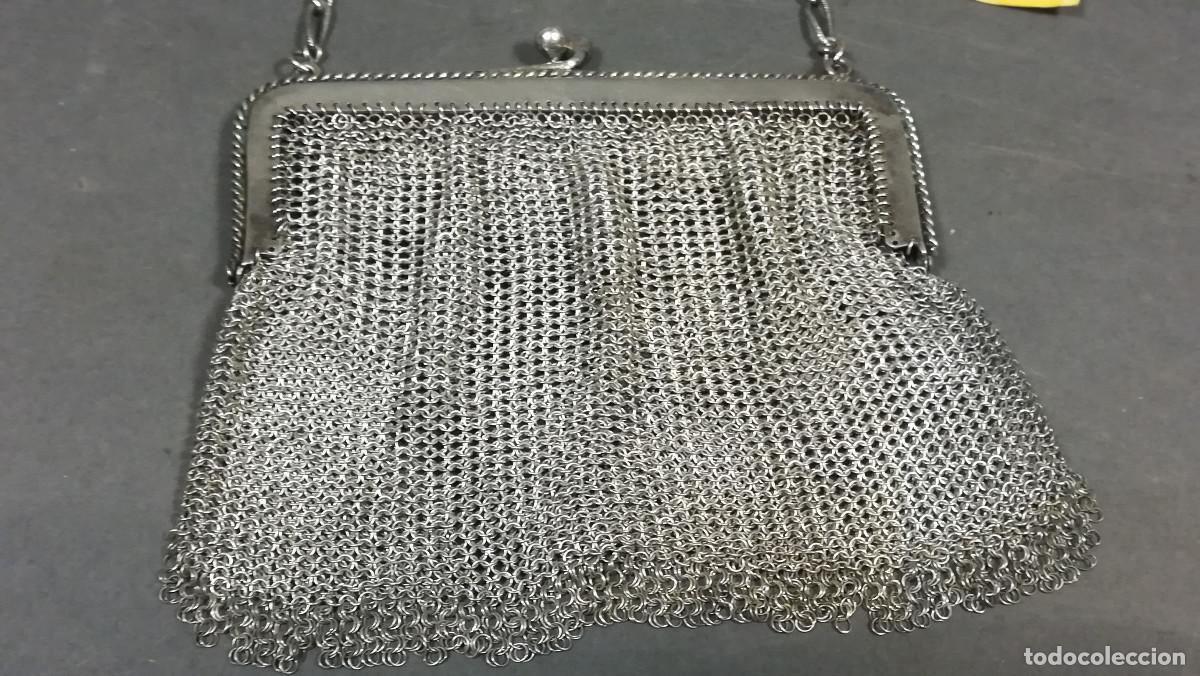 Antig&uuml;edades: BOLSO DE PLATA - Foto 2