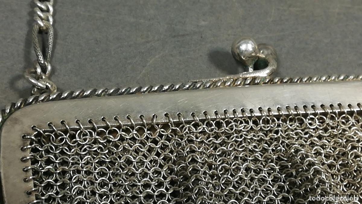 Antig&uuml;edades: BOLSO DE PLATA - Foto 3