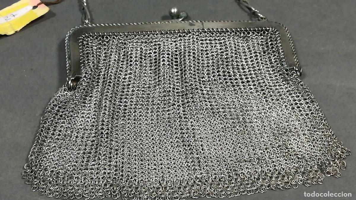 Antig&uuml;edades: BOLSO DE PLATA - Foto 4