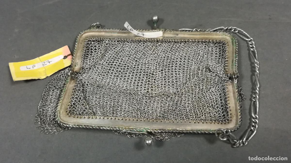 Antig&uuml;edades: BOLSO DE PLATA - Foto 5