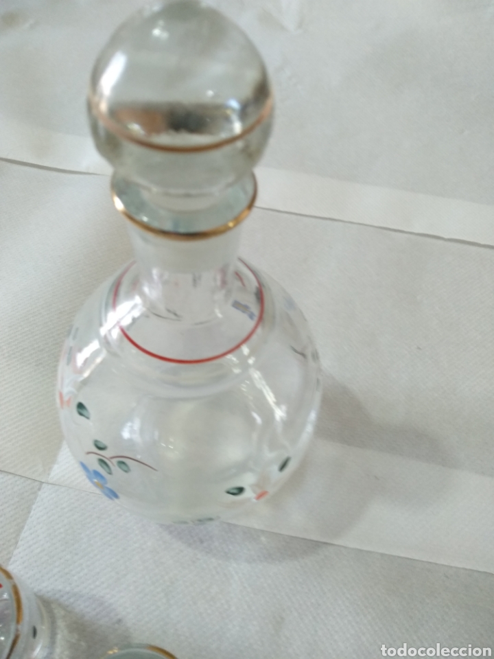 Antig&uuml;edades: Juego de licor, jarra y vasos - Foto 5
