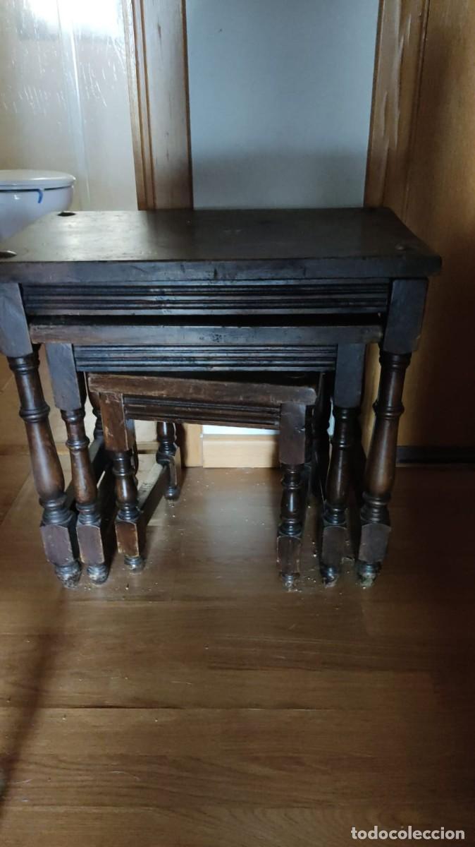 Antig&uuml;edades: Mesitas de madera - Foto 1