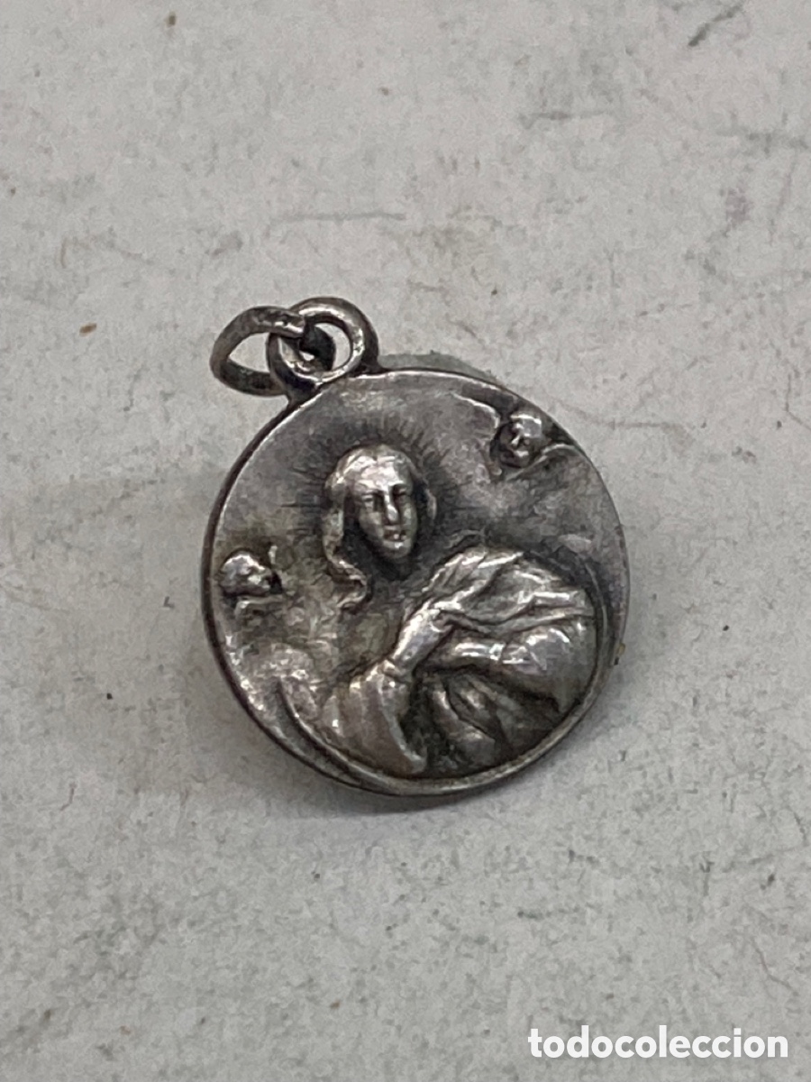 Antig&uuml;edades: Medalla de plata religiosa C17 - Foto 1