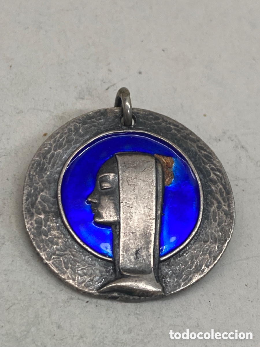 Antig&uuml;edades: Colgante de plata religiosa C17 - Foto 1