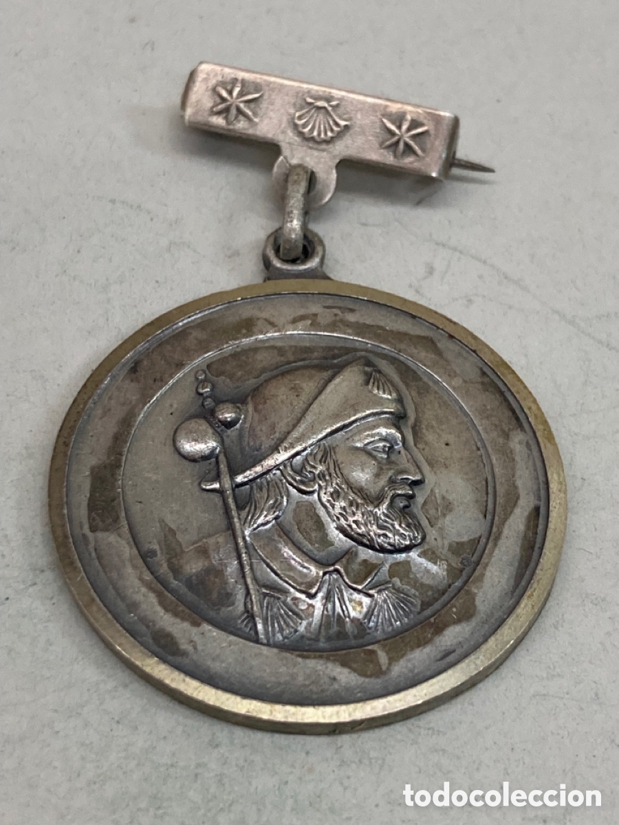 Antig&uuml;edades: Medalla de plata religiosa C17 - Foto 2