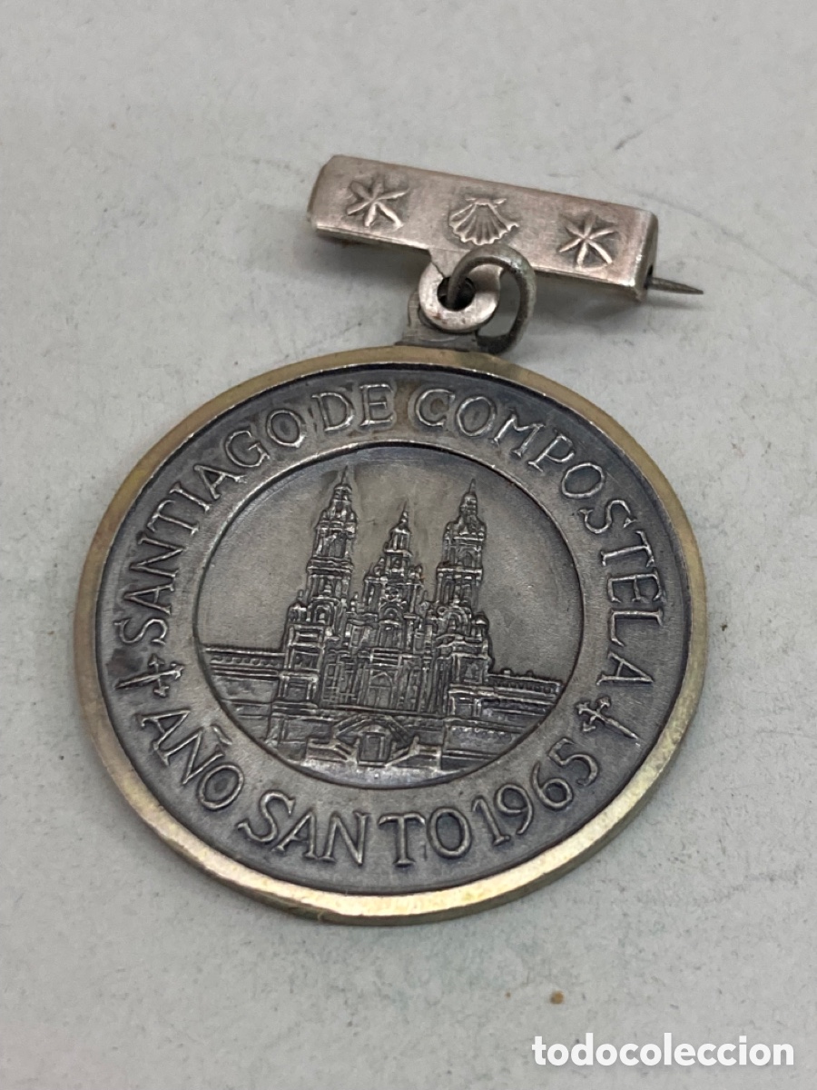Antig&uuml;edades: Medalla de plata religiosa C17 - Foto 1