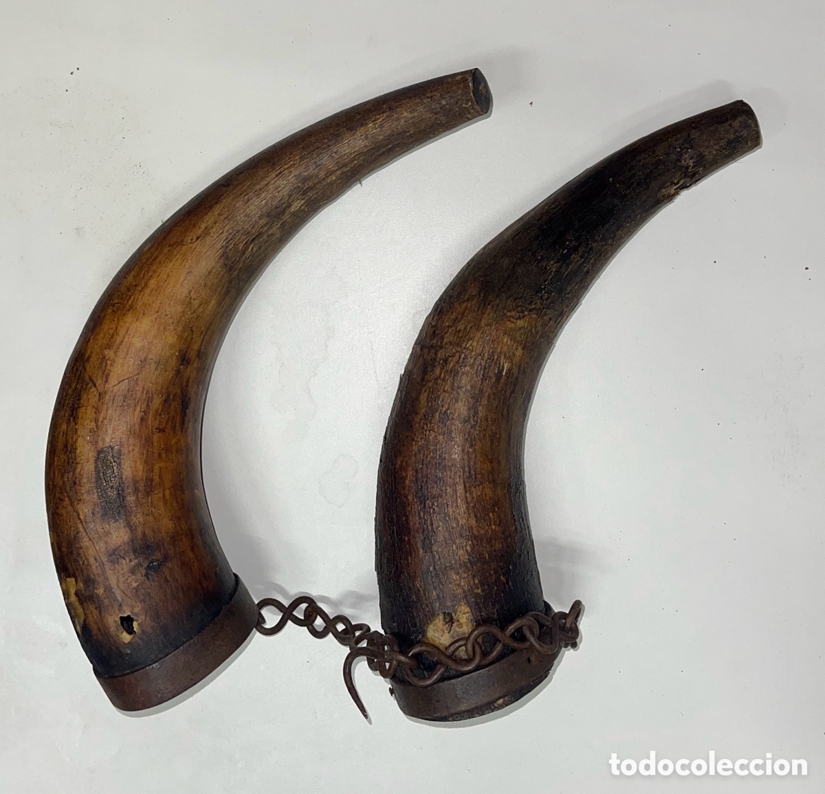 Antig&uuml;edades: Cuernos de toro restaurados - Foto 3