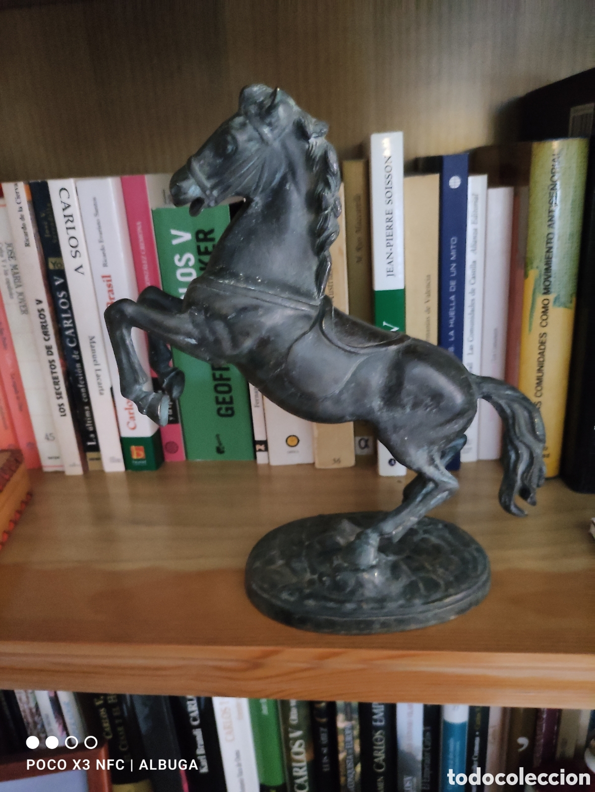 Antig&uuml;edades: Escultura de caballo en bronce - Foto 1