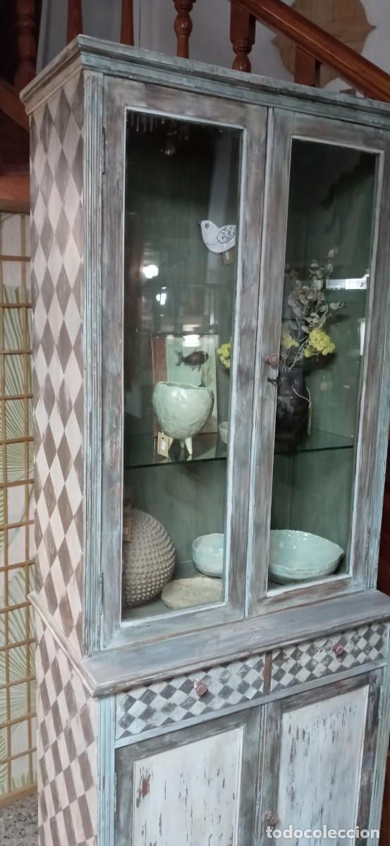 Antig&uuml;edades: Mueble alacena decorada. - Foto 4