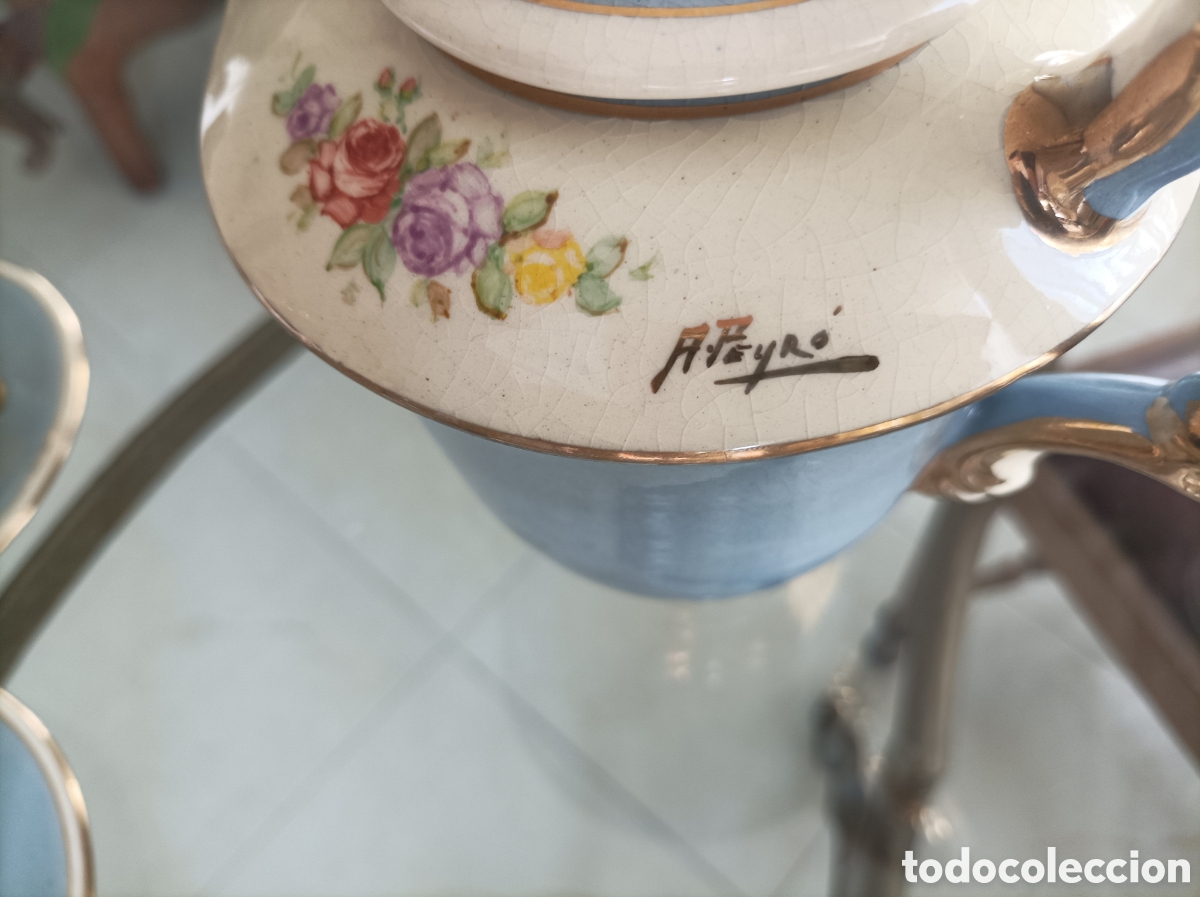 Antig&uuml;edades: JUEGO DE CAFE PEIRO - Foto 3