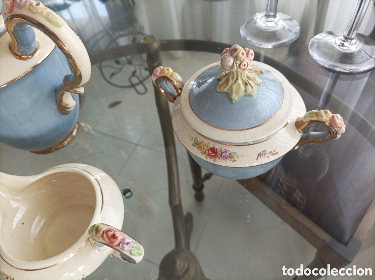 Antig&uuml;edades: JUEGO DE CAFE PEIRO - Foto 4