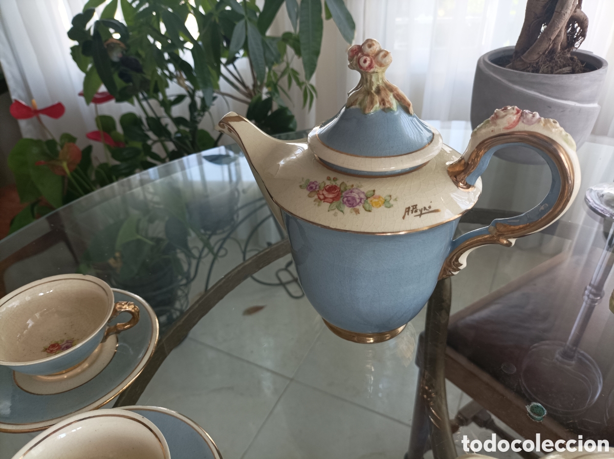 Antig&uuml;edades: JUEGO DE CAFE PEIRO - Foto 1