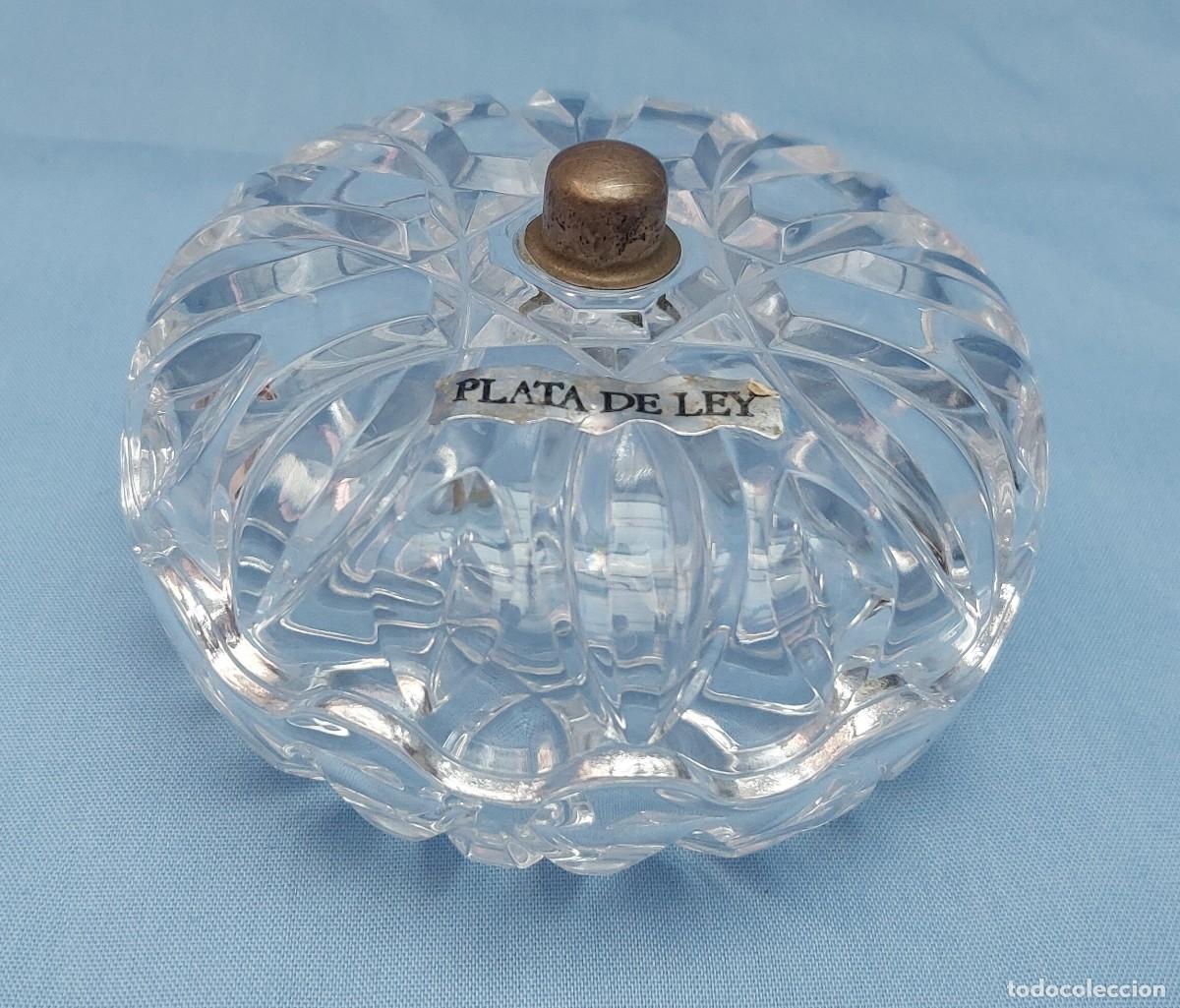 Antig&uuml;edades: CAJITA DE CRISTAL Y PLATA DE LEY - Foto 1