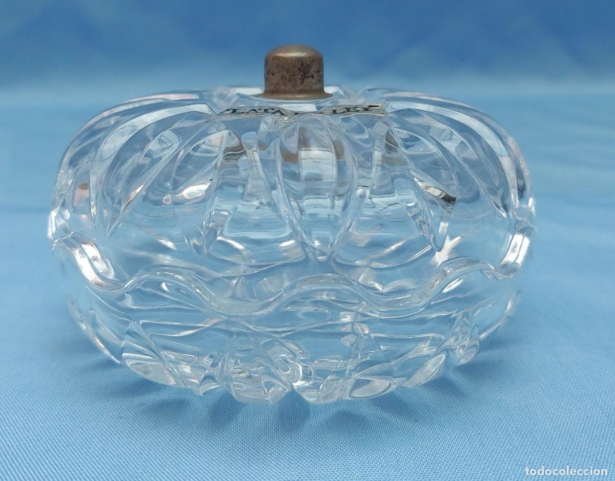 Antig&uuml;edades: CAJITA DE CRISTAL Y PLATA DE LEY - Foto 2