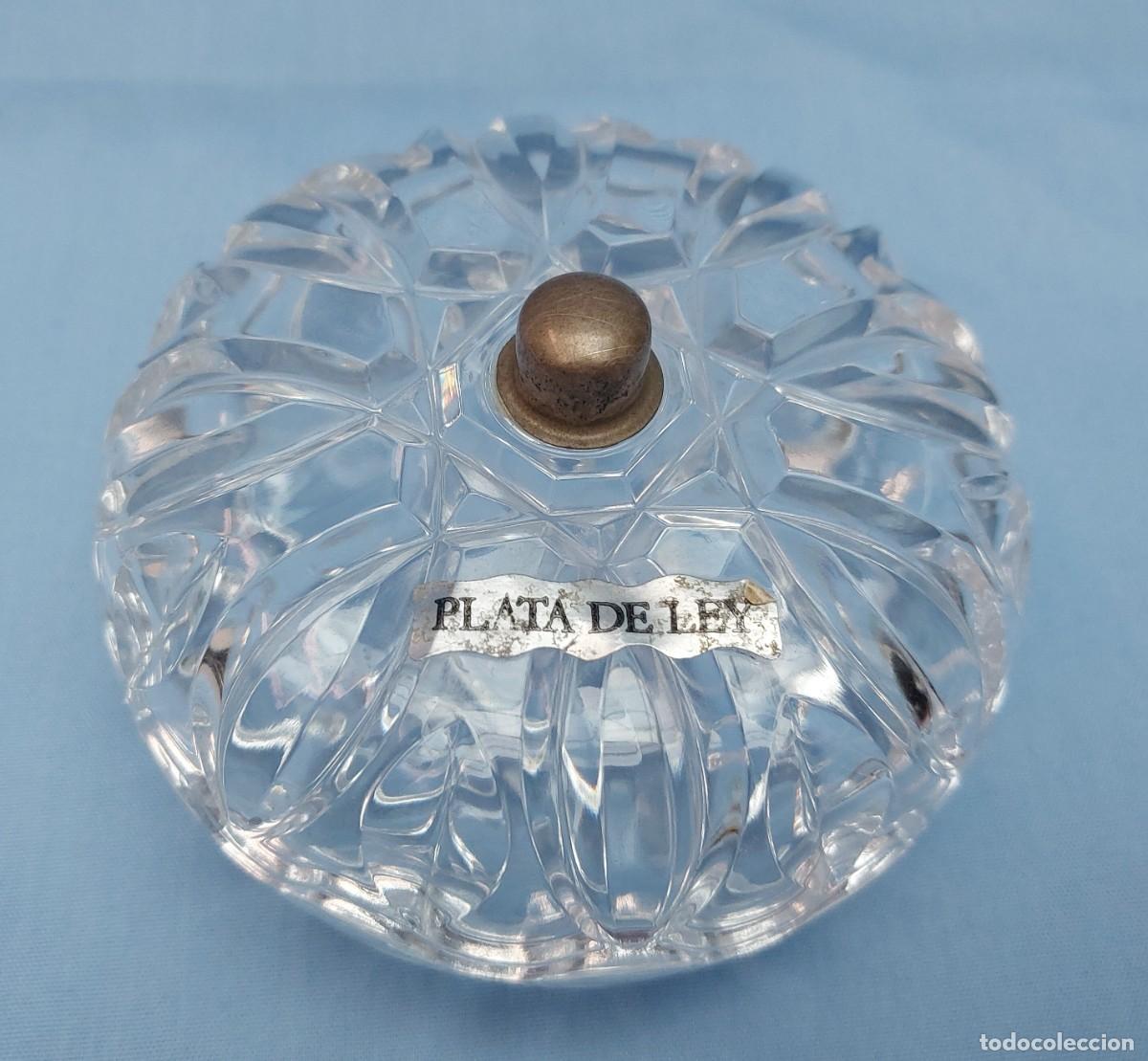 Antig&uuml;edades: CAJITA DE CRISTAL Y PLATA DE LEY - Foto 4