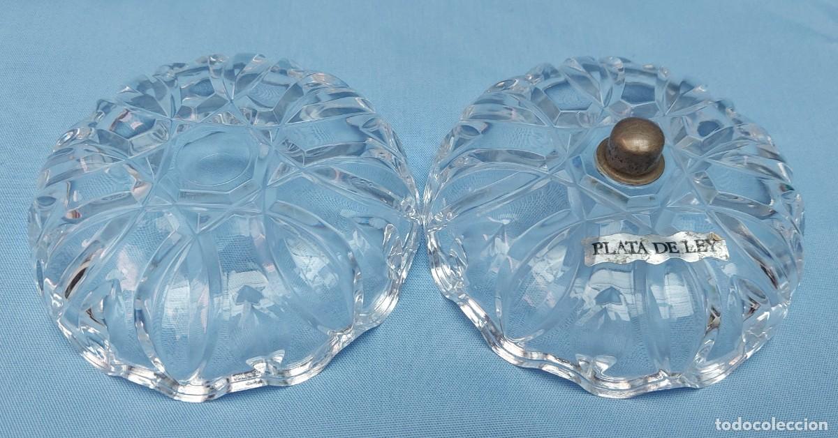 Antig&uuml;edades: CAJITA DE CRISTAL Y PLATA DE LEY - Foto 10