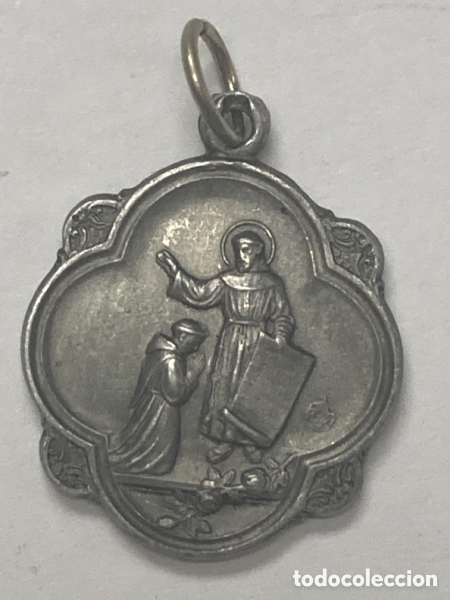 Antig&uuml;edades: Medalla de aluminio religiosa [C20] - Foto 1