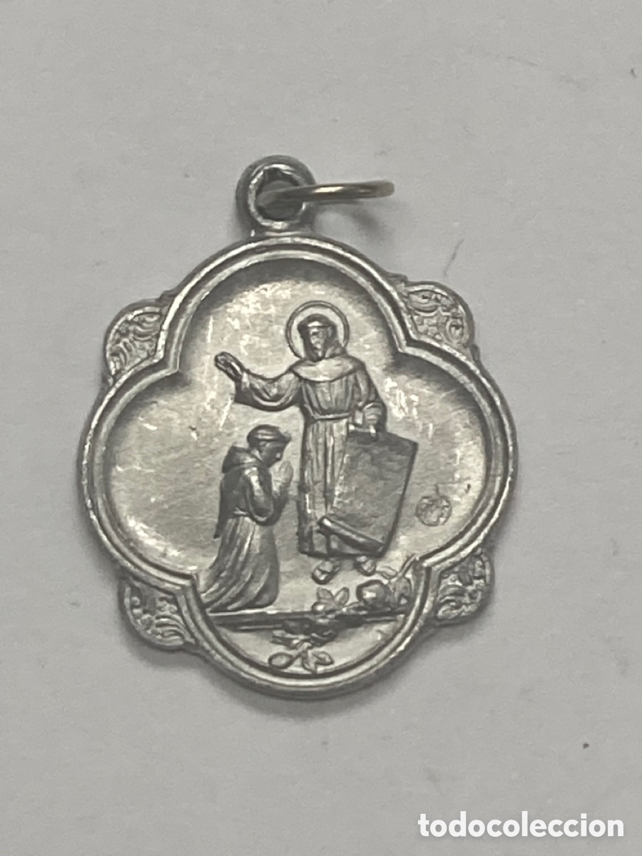 Antig&uuml;edades: Medalla de aluminio religiosa [C20] - Foto 1