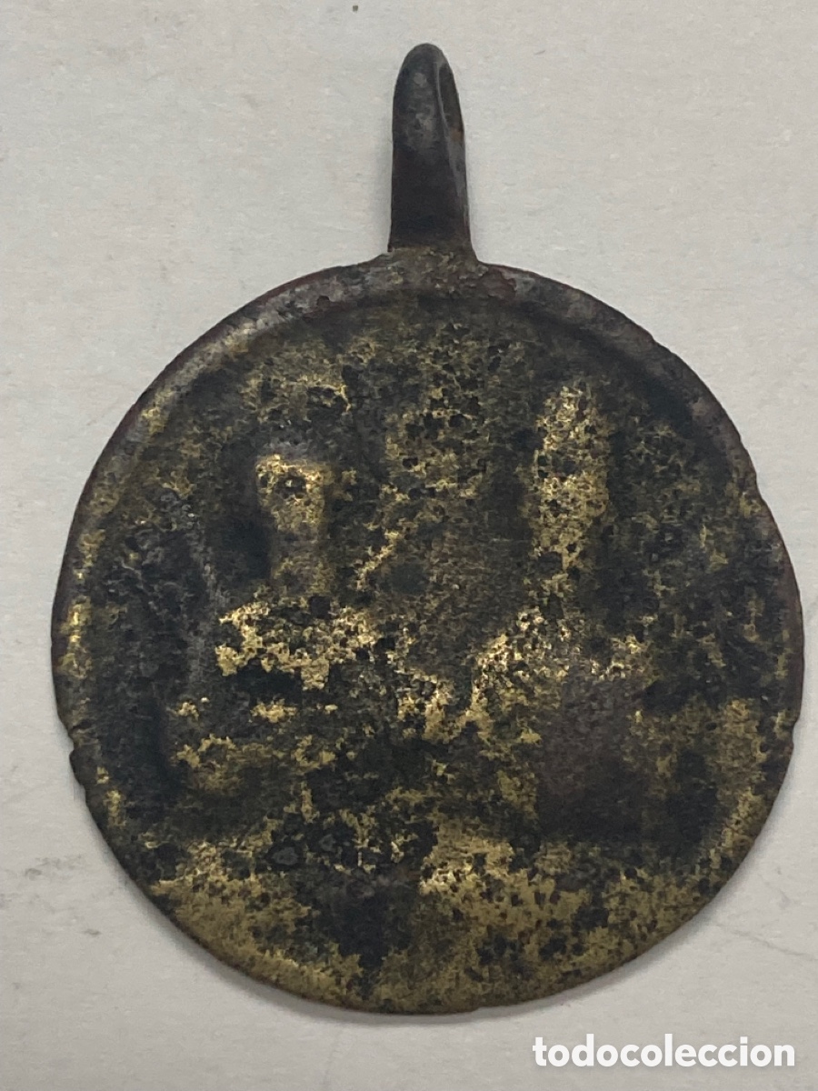 Antig&uuml;edades: Medalla religiosa S.XIX [C19] - Foto 2