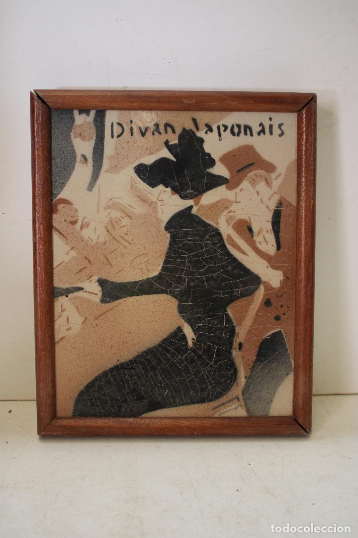 Antig&uuml;edades: divan la ponais cuadro azulejo - Foto 1