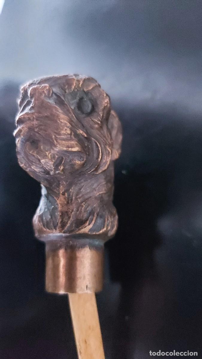 Antig&uuml;edades: EMPU&Ntilde;ADURA BASTON PERRO - Foto 6