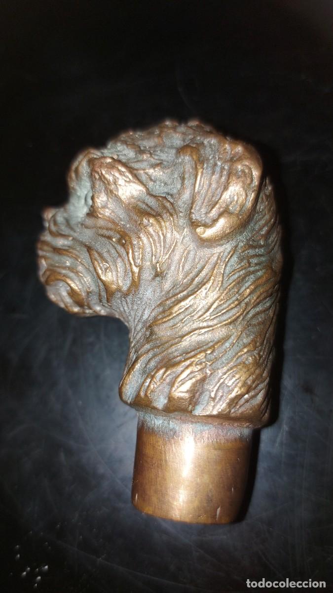 Antig&uuml;edades: EMPU&Ntilde;ADURA BASTON PERRO - Foto 9