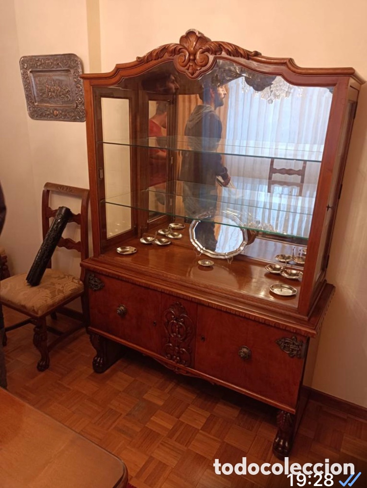 Antig&uuml;edades: Comedor de madera de casta&ntilde;o - Foto 1