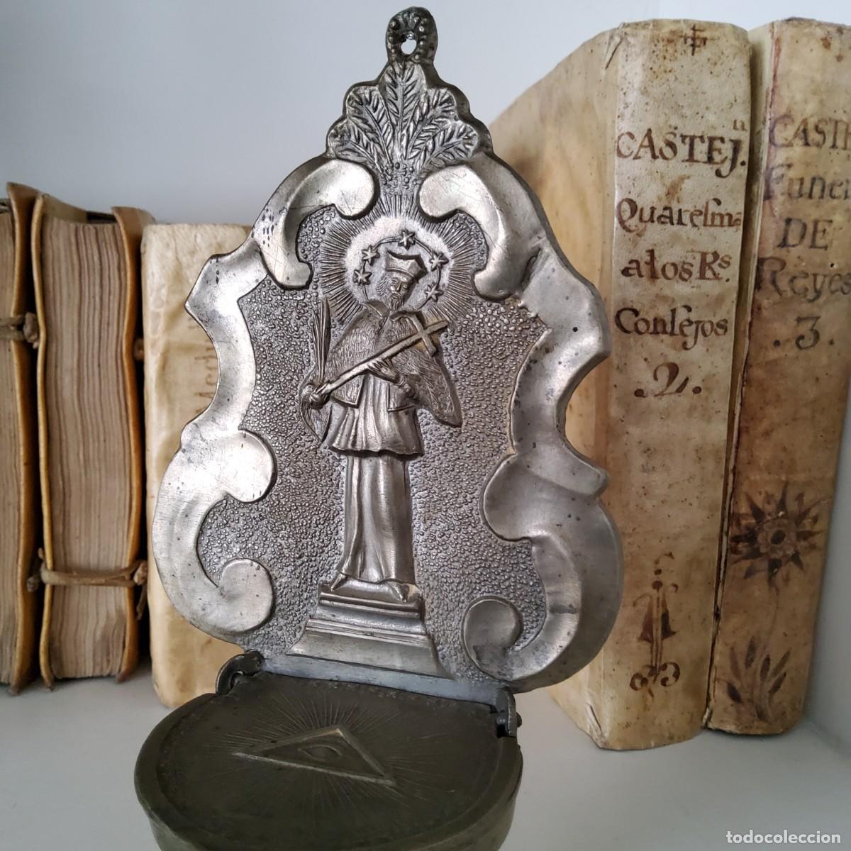 Antig&uuml;edades: ANTIGUA BENDITERA DE ESTA&Ntilde;O - Foto 2