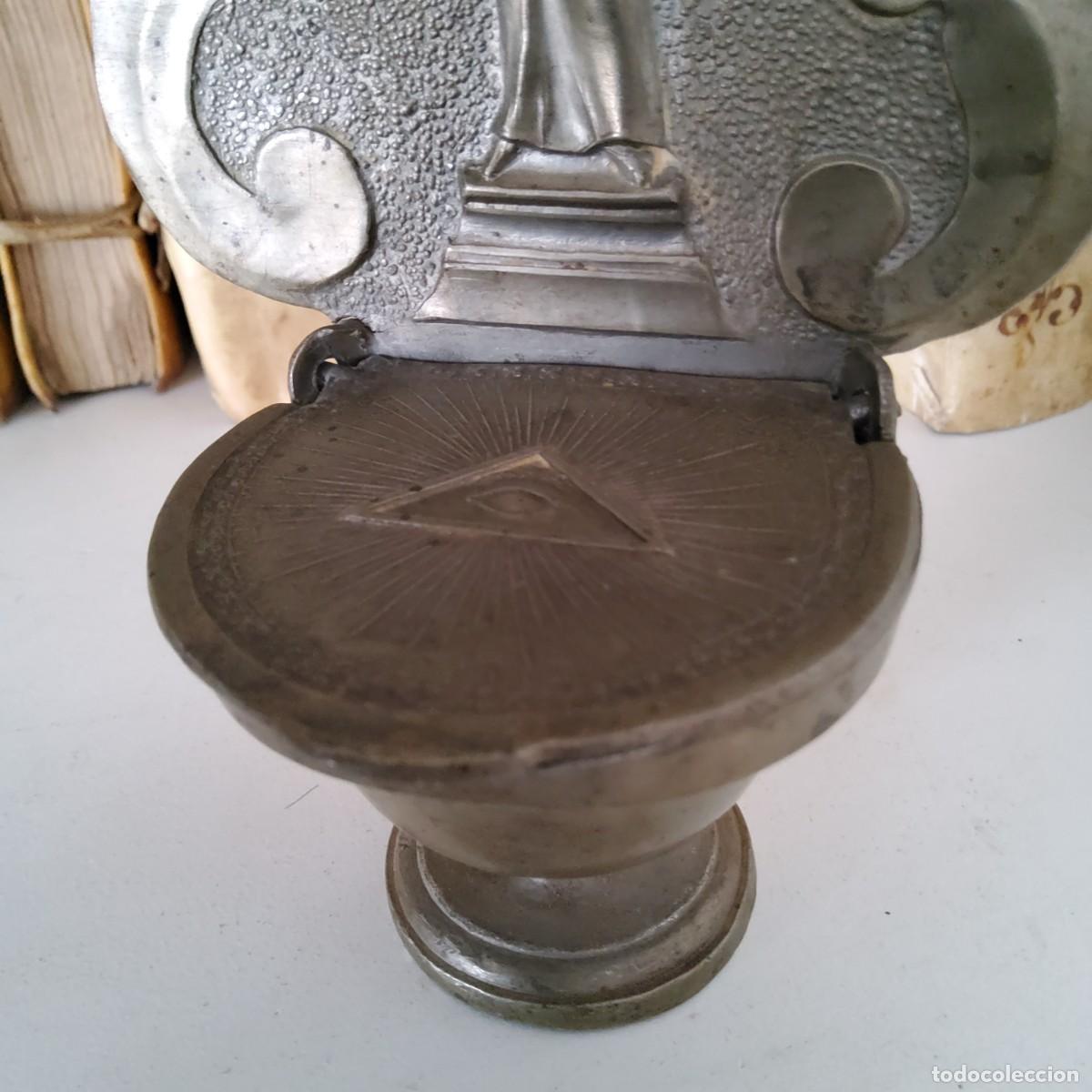 Antig&uuml;edades: ANTIGUA BENDITERA DE ESTA&Ntilde;O - Foto 10