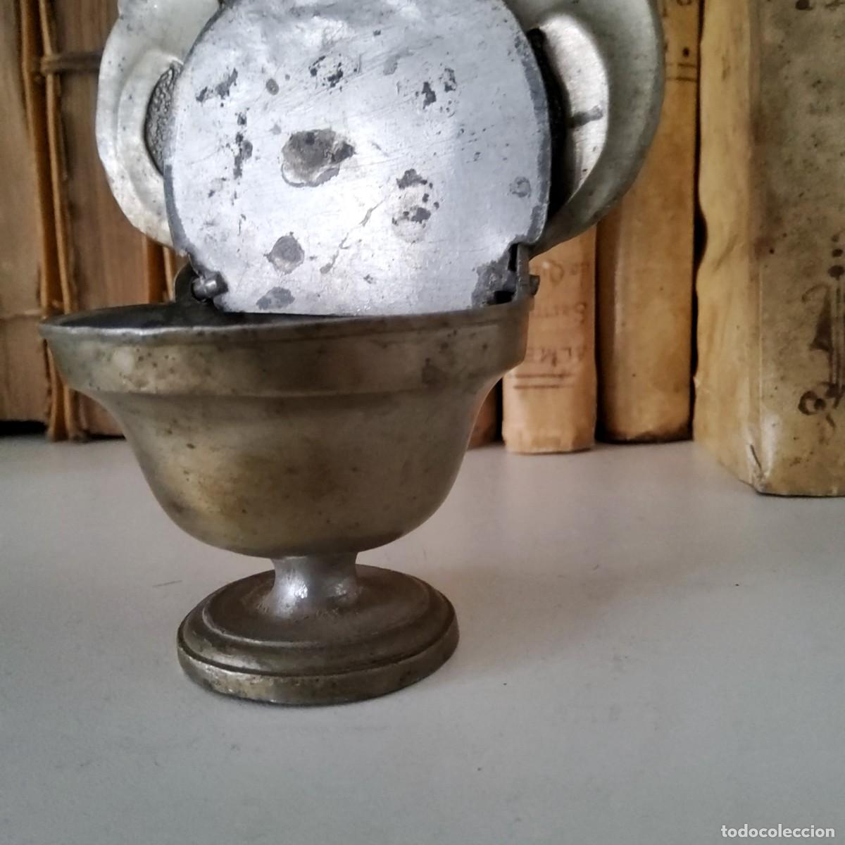 Antig&uuml;edades: ANTIGUA BENDITERA DE ESTA&Ntilde;O - Foto 12