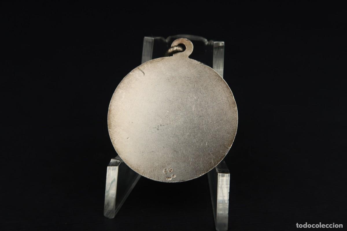 Antig&uuml;edades: Antigua Medalla Religiosa de Plata - Foto 3
