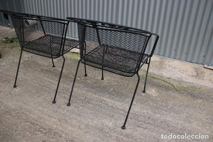 Antig&uuml;edades: 2 sillones en hierro de forja - Foto 2