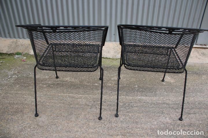 Antig&uuml;edades: 2 sillones en hierro de forja - Foto 3