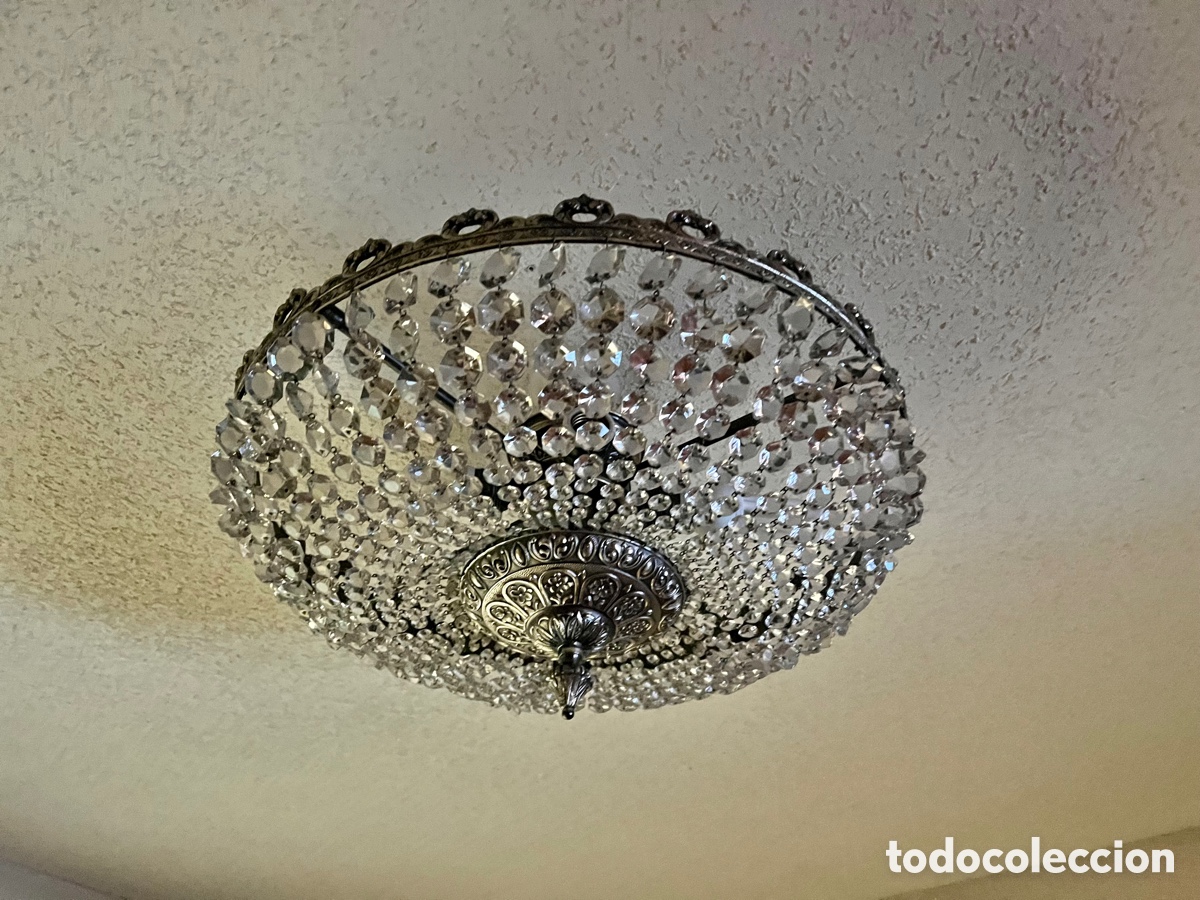 Antig&uuml;edades: L&aacute;mpara de techo vintage - Foto 4