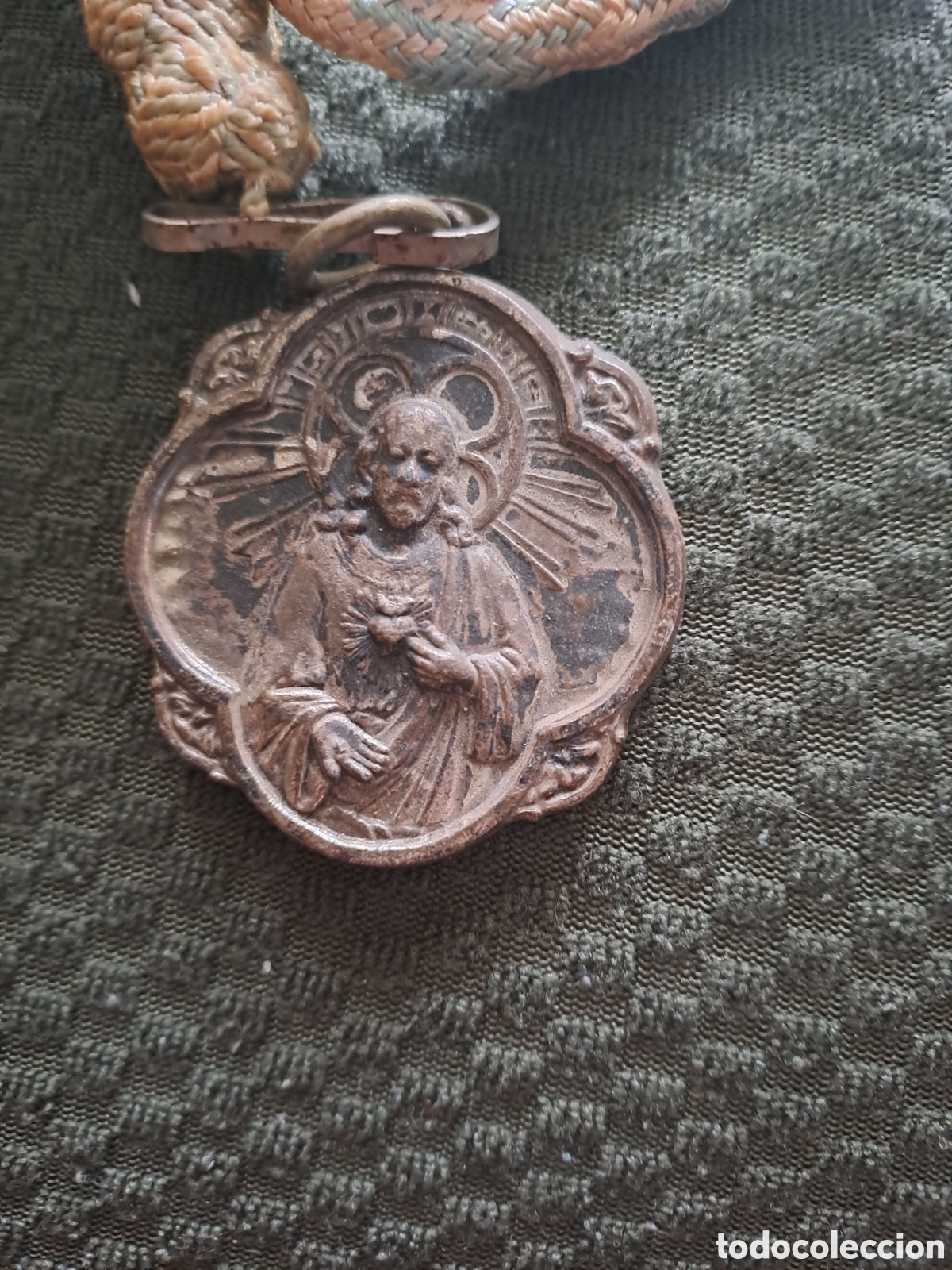 Antig&uuml;edades: MEDALLA MARIA AUXILIADORA CON CORDON - Foto 3