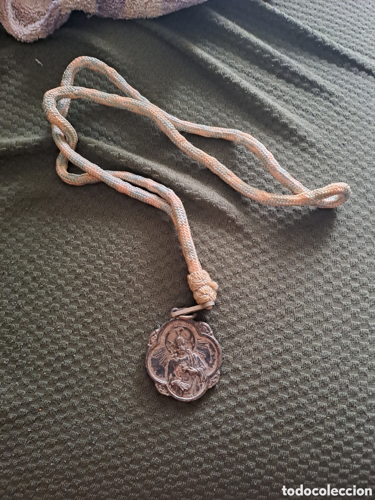 Antig&uuml;edades: MEDALLA MARIA AUXILIADORA CON CORDON - Foto 2