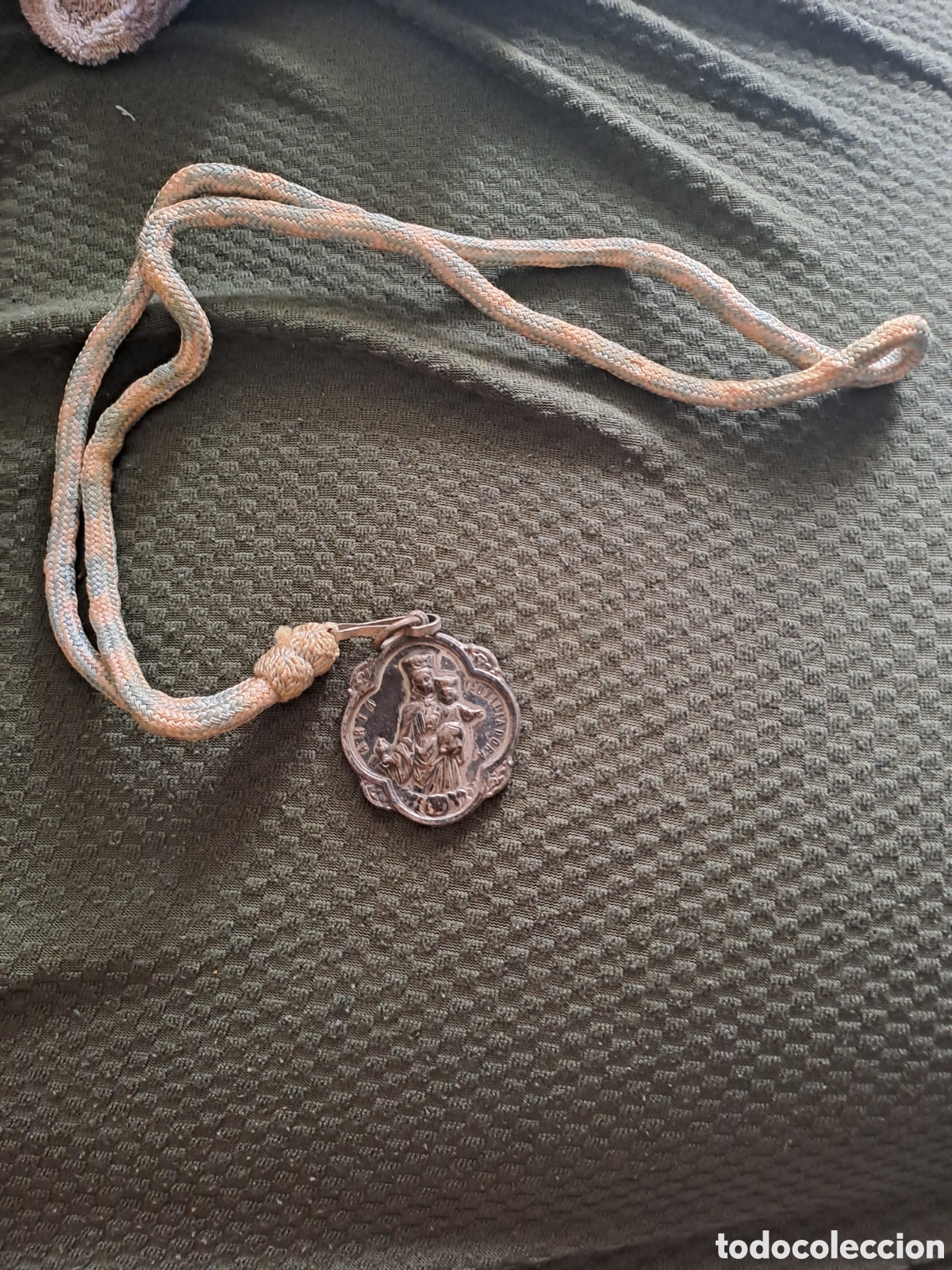 Antig&uuml;edades: MEDALLA MARIA AUXILIADORA CON CORDON - Foto 1