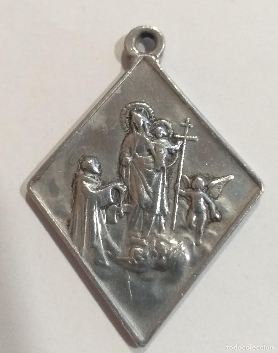 Antig&uuml;edades: MEDALLA ROSARIO PERPETUO PLATEADA - Foto 2