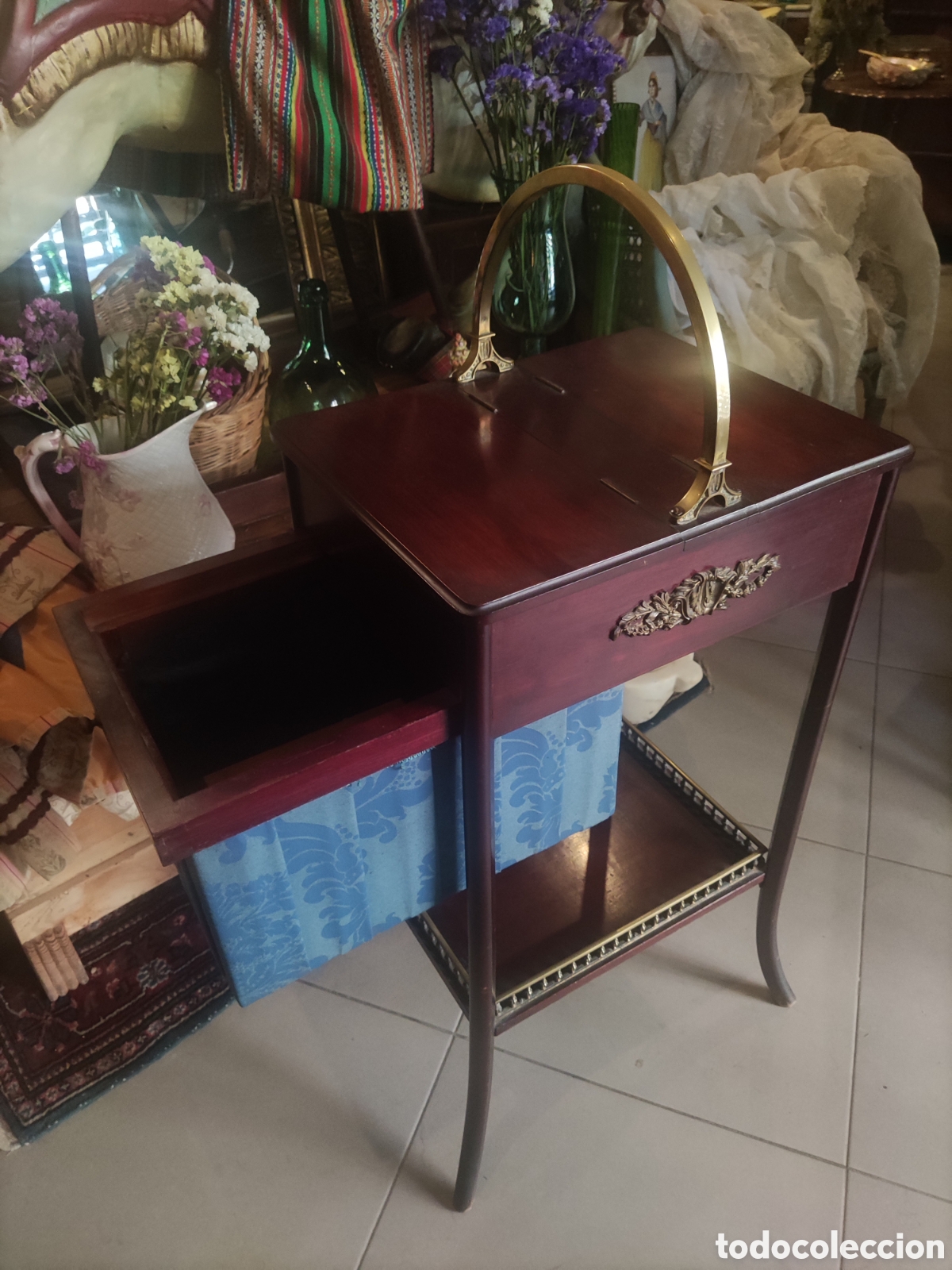 Antig&uuml;edades: PRECIOSO COSTURERO ANTIGUO - Foto 3