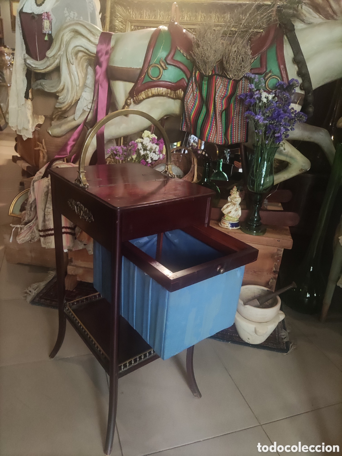 Antig&uuml;edades: PRECIOSO COSTURERO ANTIGUO - Foto 7