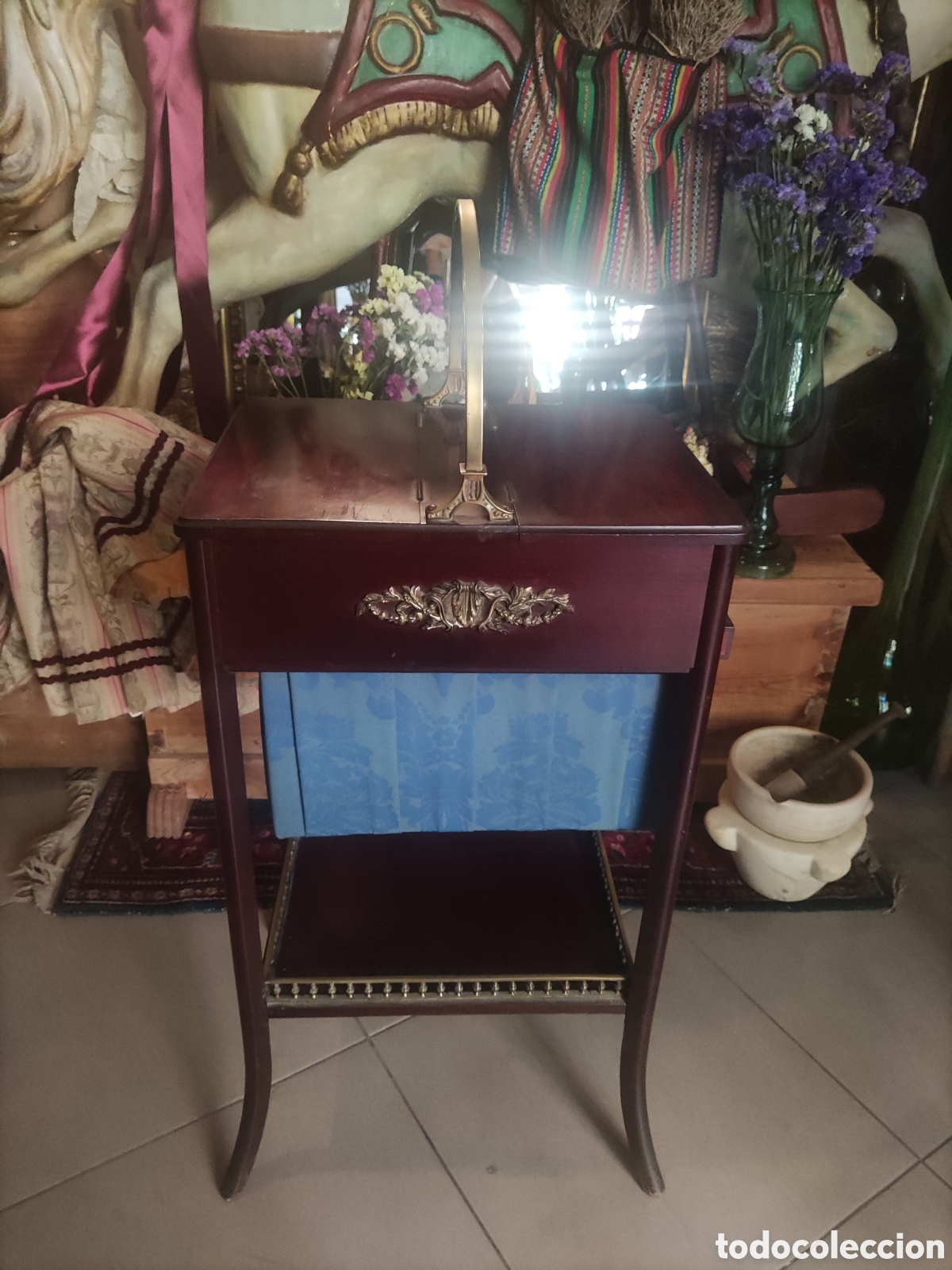 Antig&uuml;edades: PRECIOSO COSTURERO ANTIGUO - Foto 8